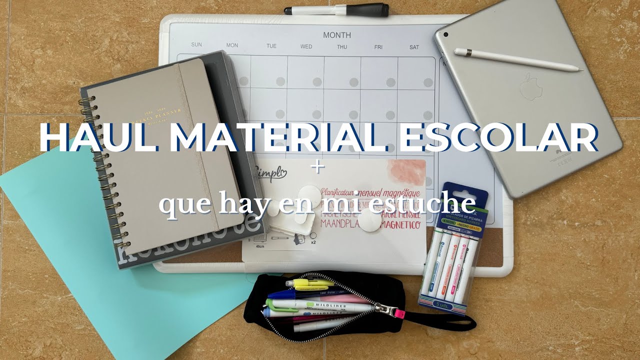 Haul Material escolar 2024