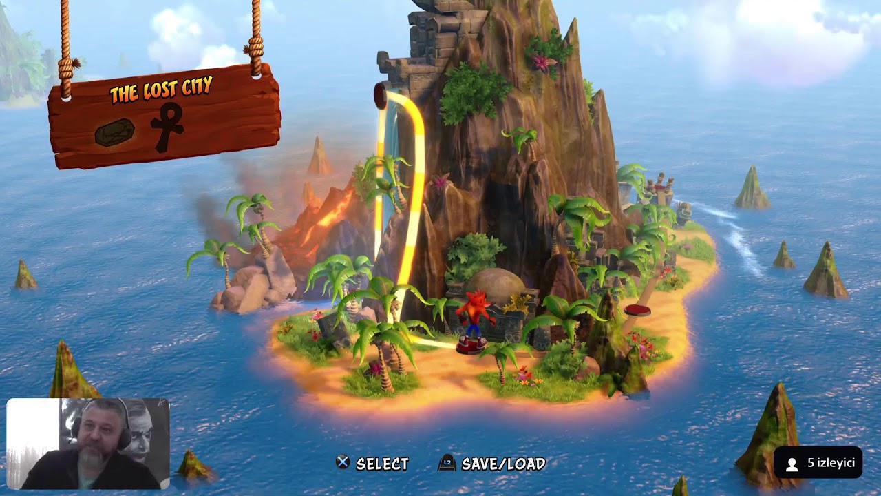 Crash Bandicoot 1 remake ps5 pro 4k 1.bölüm