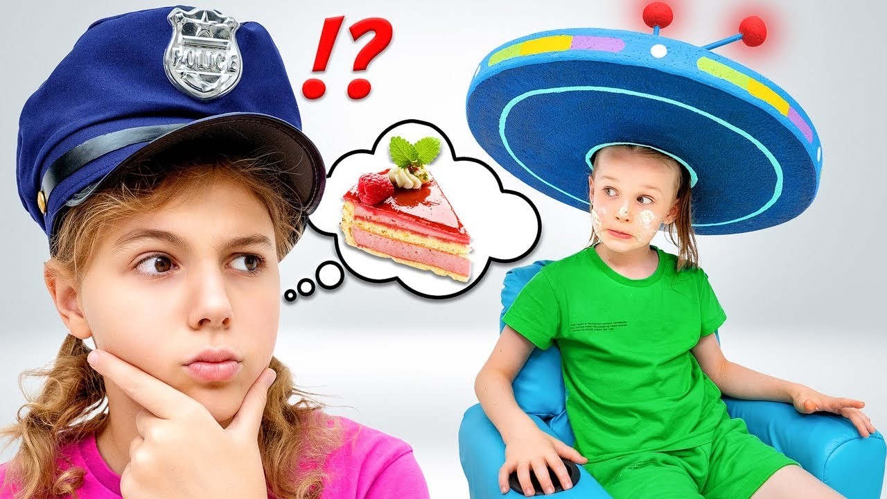 Wer hat den Kuchen gegessen? Lügendetektorhut 🎂 Lustige Kinder-Compilation