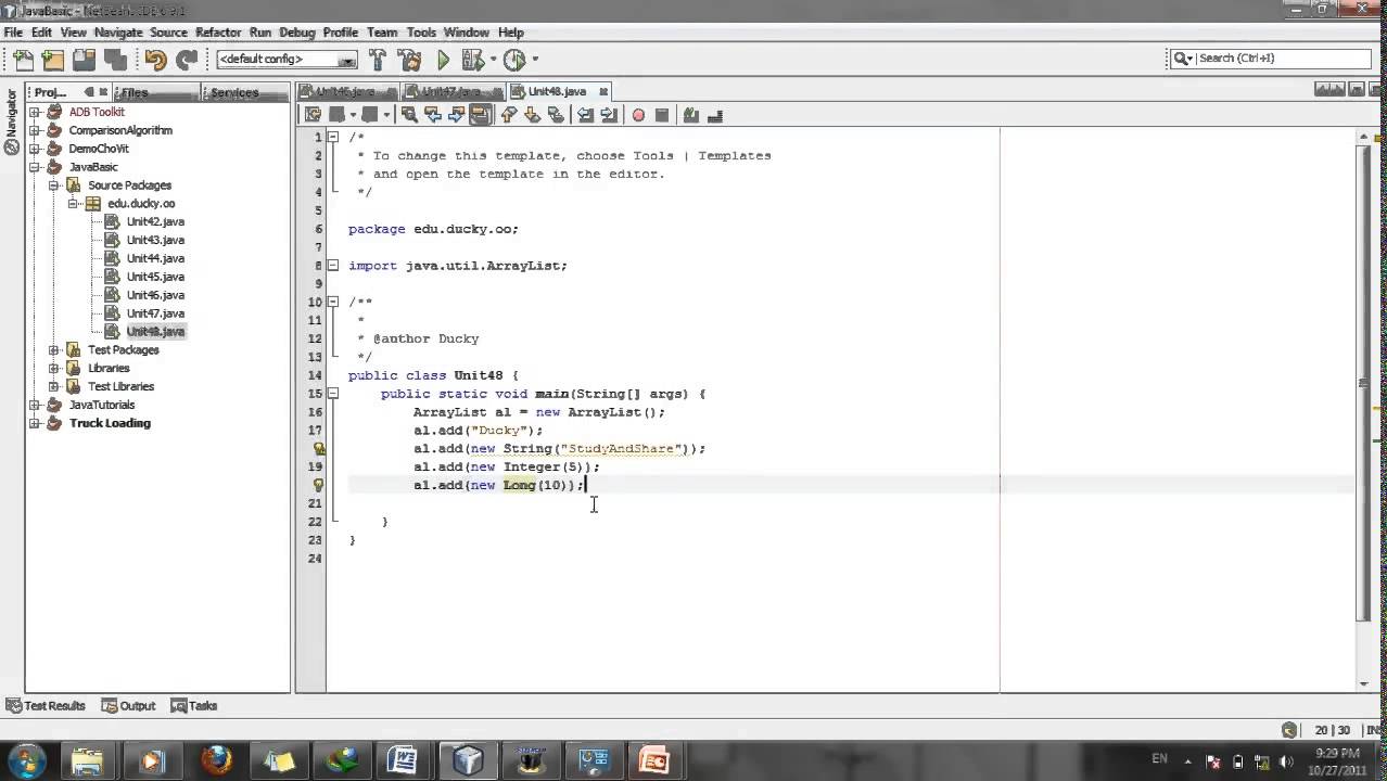 Học Java cơ bản B&agrave;i 48  ArrayList v&agrave; Vector