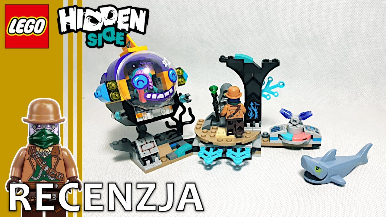 HIDDEN SIDE 70433 Ł&Oacute;DŹ PODWODNA JB | LEGO RECENZJA