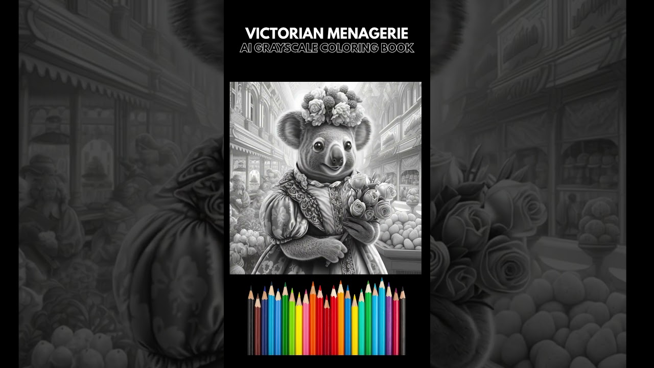 Victorian Menagerie Coloring Book