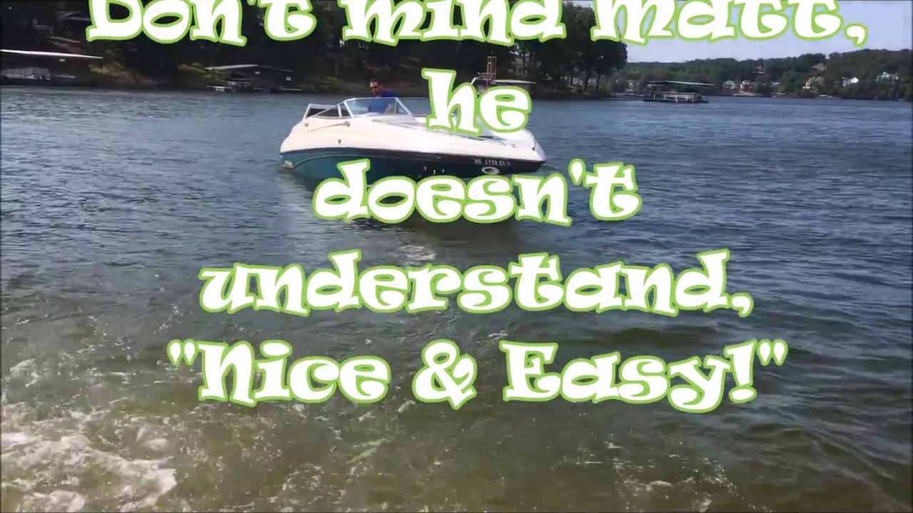 1994 Crownline 266 BR Live On water Demo