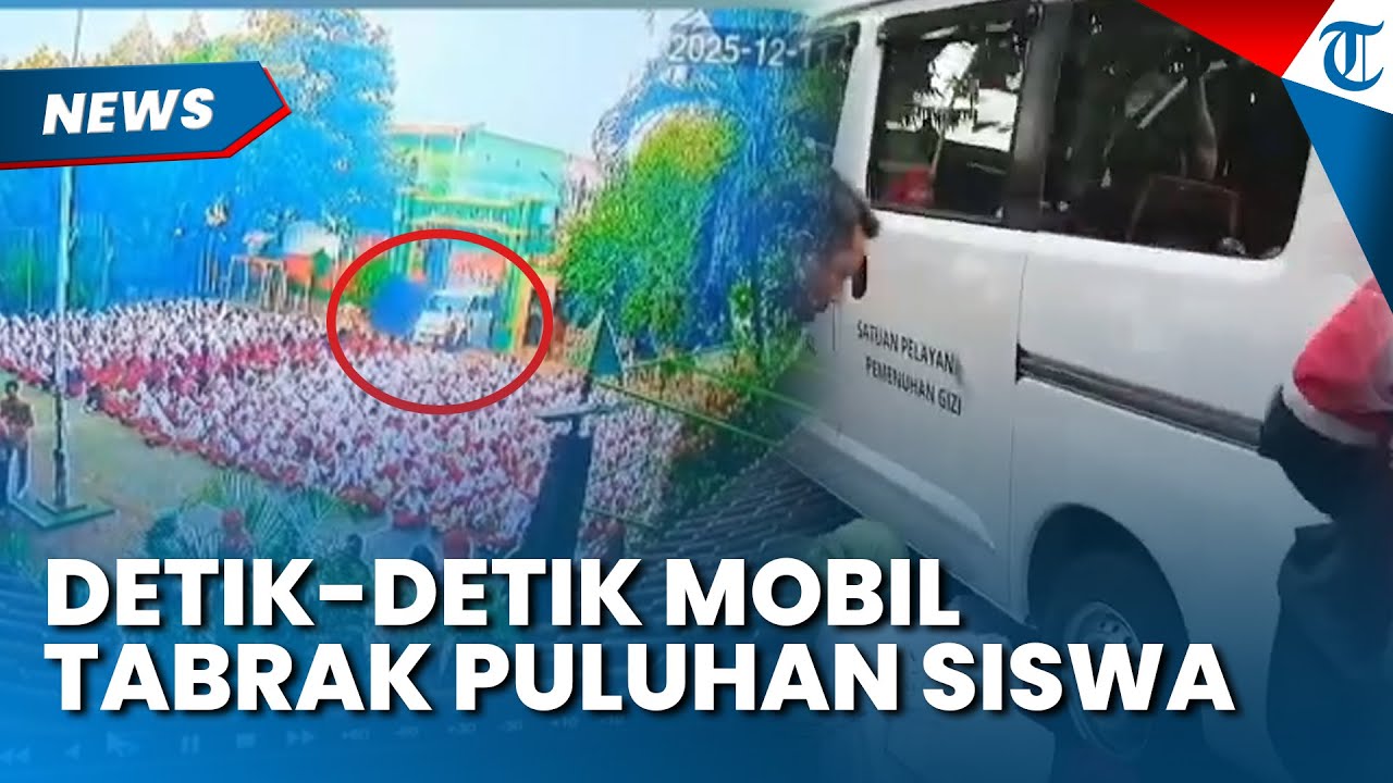 DETIK DETIK Mencekam MOBIL Tabrak Puluhan Siswa SD Kalibaru Cilincing, Sopir Nyaris Dimassa Warga