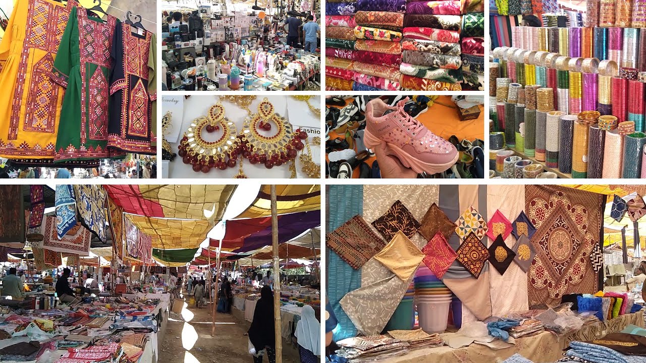 Itwar Bazar Gulshan Iqbal | Heels,Electronic,Bags,Makeup,Crockery & Grocery Shopping | Sunday Bazaar