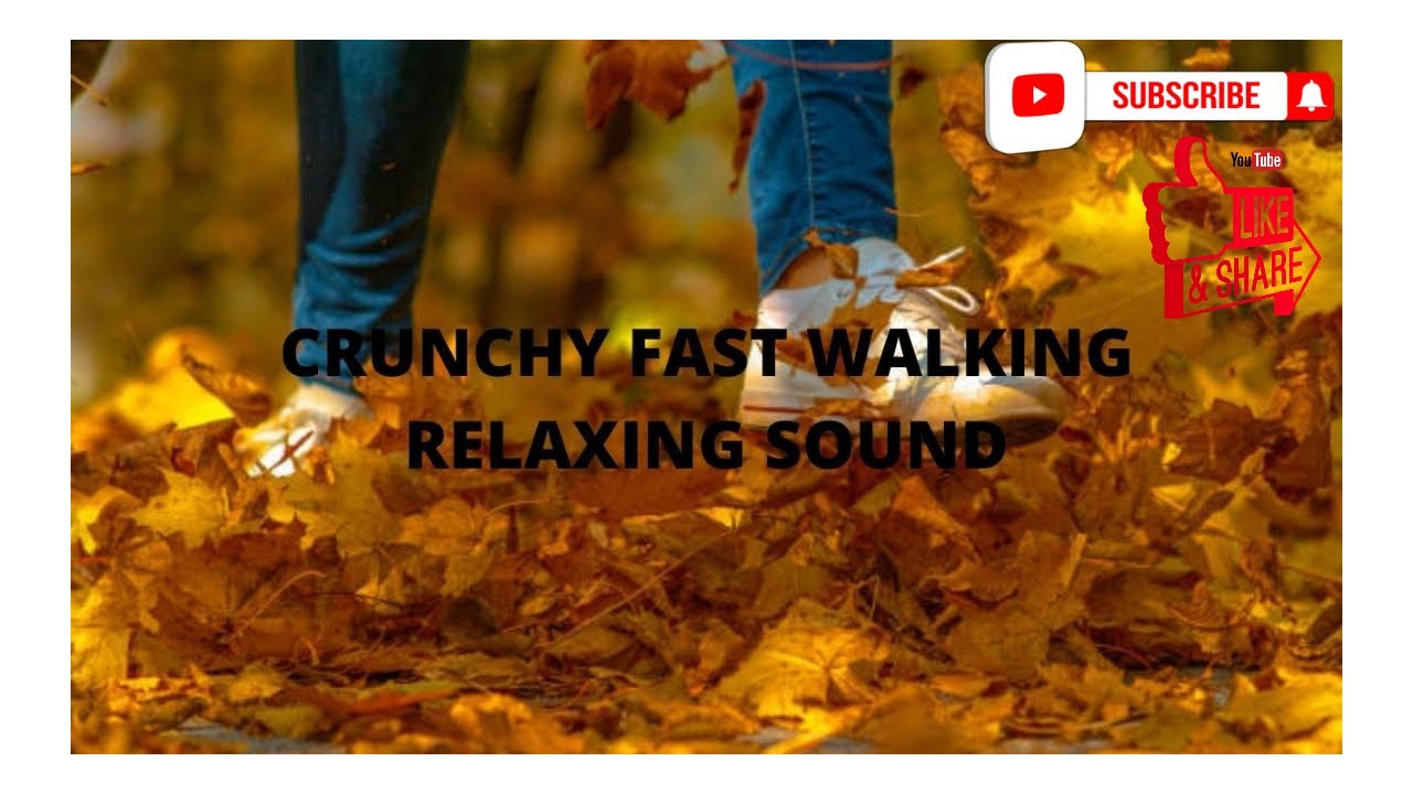 Relaxing Crunchy Footsteps Sound | Footstep Sound |..#relax  #relaxingsound