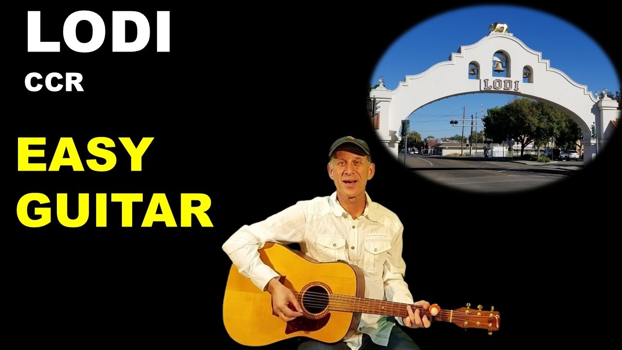 LODI - Easy Guitar Tutorial - CCR