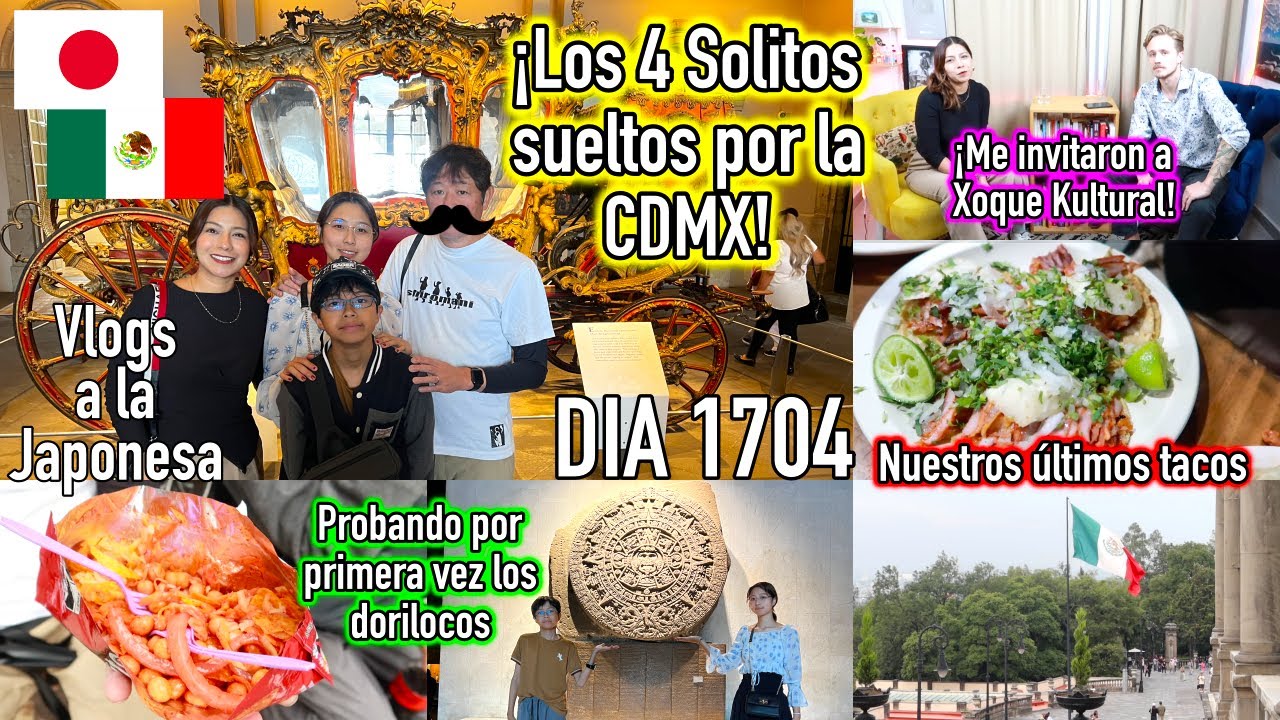 JAPONESES Prueban los DORILOCOS 🤣 + Recorrimos SOLOS la CDMX 🇲🇽- Ruthi San ♡ 27-08-25