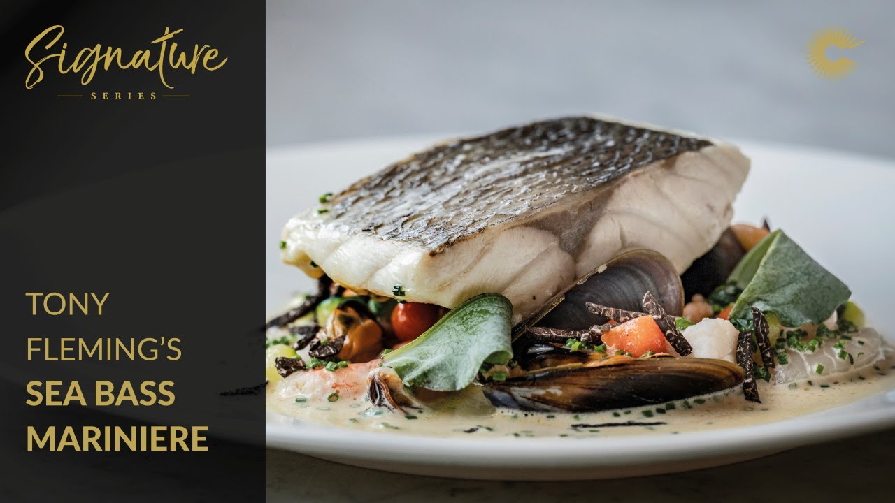 Tony Fleming's Sea Bass Mariniere