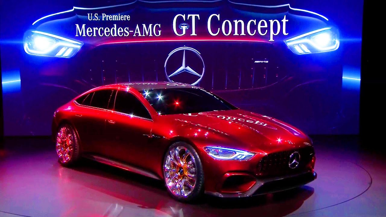 🦅 Премьера Mercedes-AMG GT Concept в США на NYIAS 2017