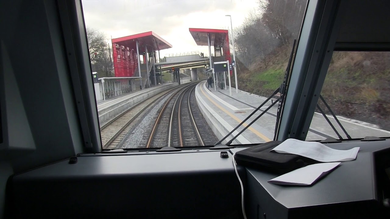 TRAXX pokonuje stromy podjazd i jedyny w Polsce splot torowy. Cabview z Gdyni do Gdańska Osowej