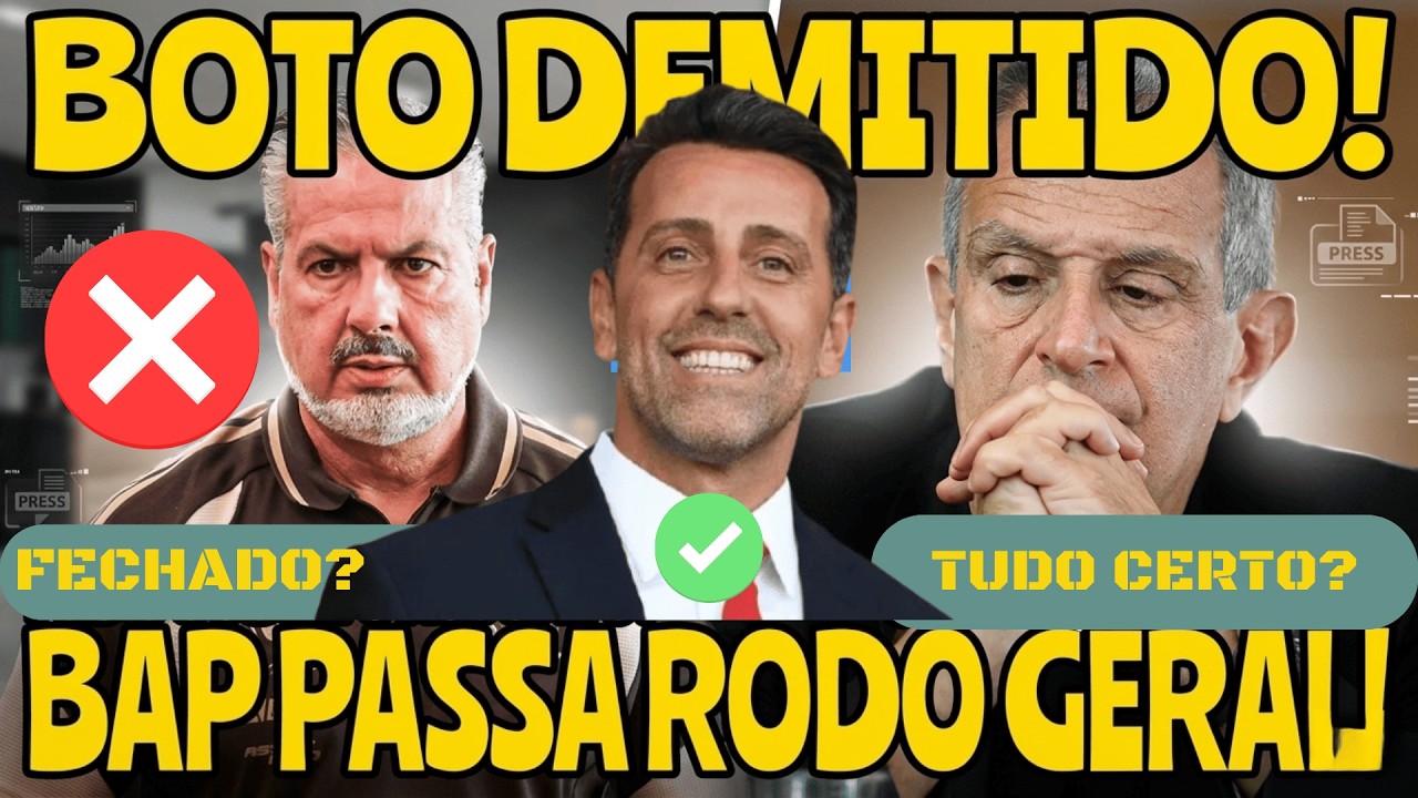 URGENTE Acabou: BOTO Deixa o Flamengo e EDU Gaspar Entra em Cena!