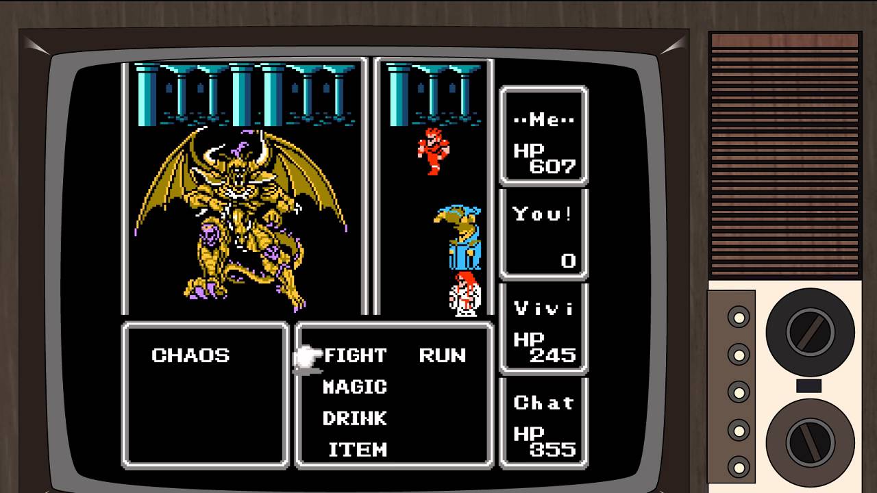 Final Fantasy NES Ending