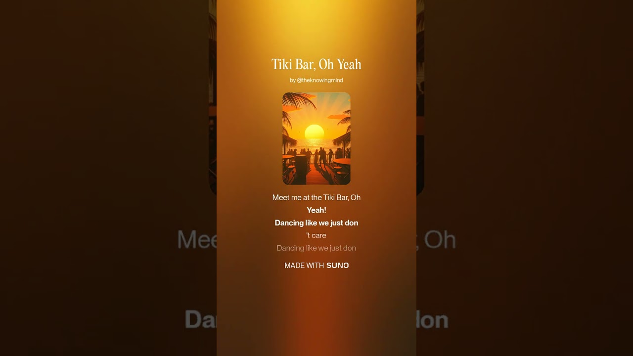 Tiki Bar, Oh Yeah 1