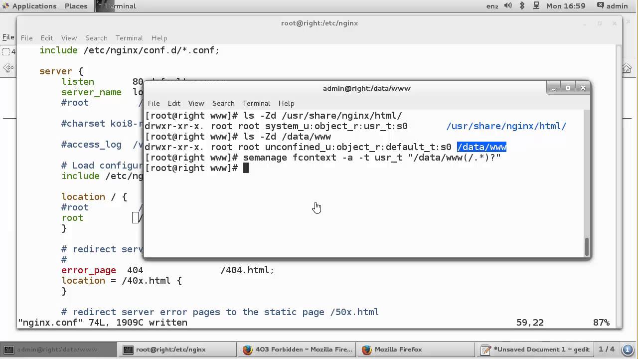 208.4 ติดตั้งใช้งาน Nginx ให้ทำงานเป็น Web server และ Reverse proxy ตอนที่ 1