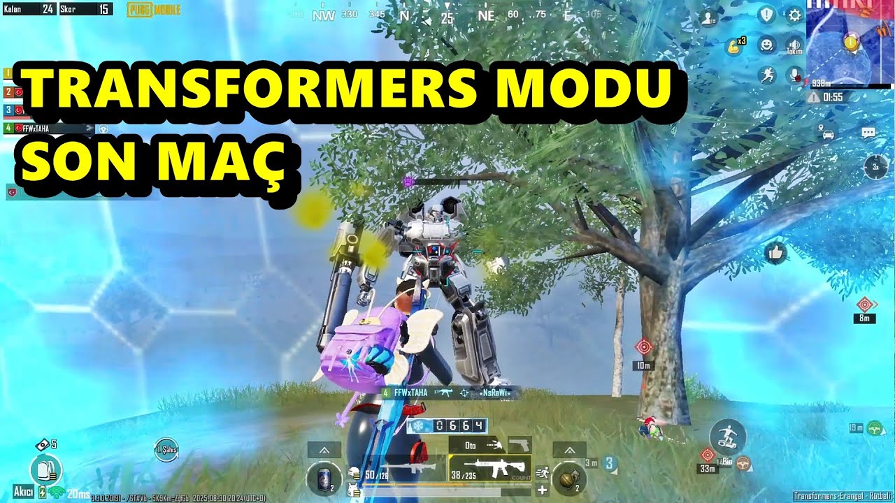 TRANSFORMERS MODU SON MAÇ ! BU MOD BİR DAHA GELMEYECEK BATUR GAME PUBG MOBİLE