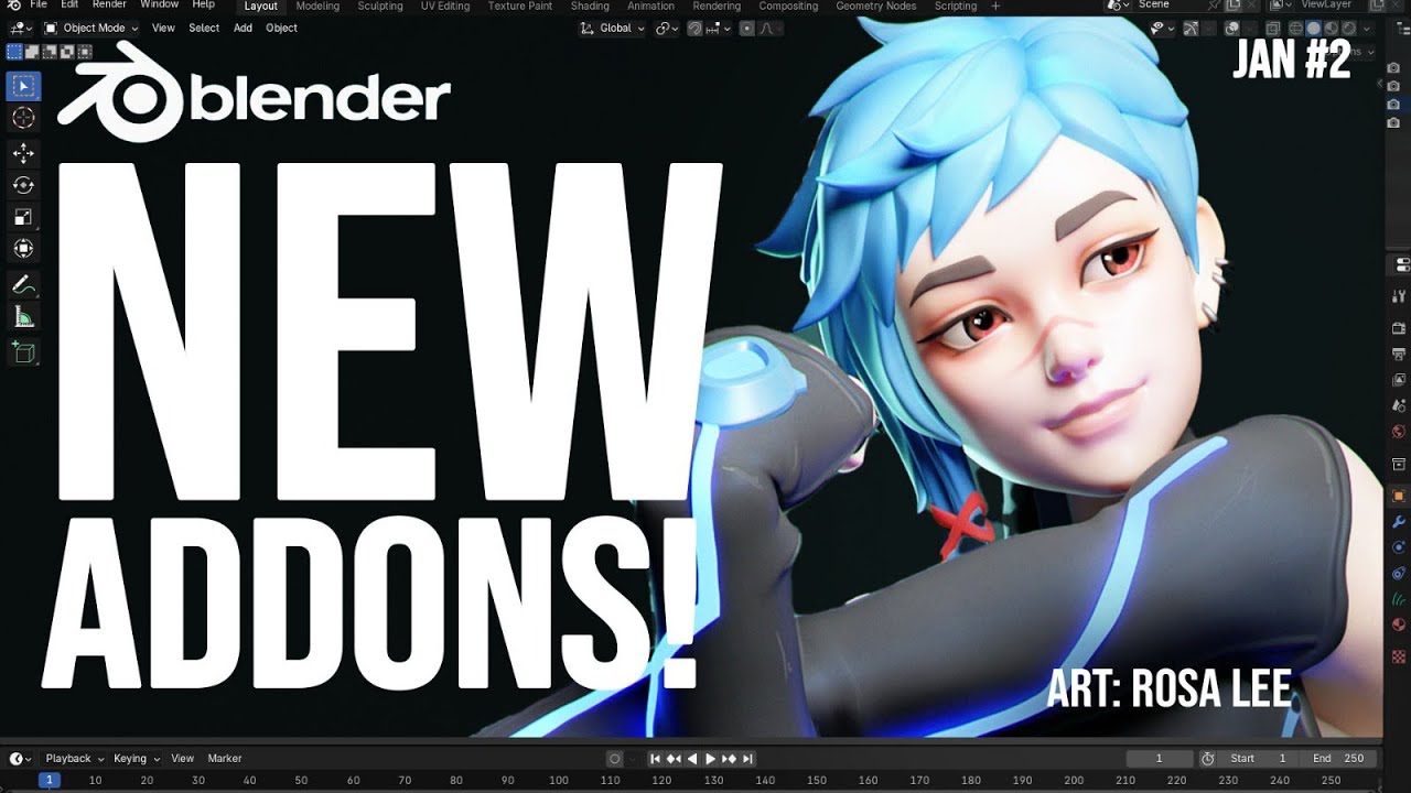 Brand New Blender Addons You Probably Missed! - Jan #2