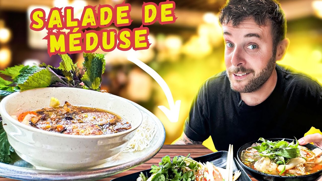Meilleur Restaurant Vietnamien! I Salade de Méduse, Bun Cha et autres! Paris Food tour