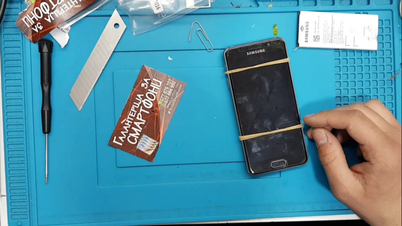 Samsung A3 2016 - A310 Change Battery | How to Open and change battery
