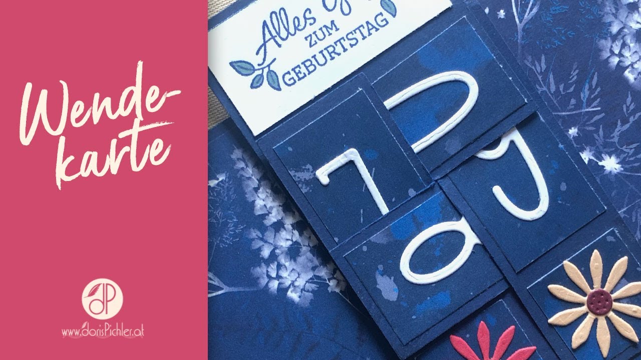Wendekarte / Wechselkarte mit Produkten von Stampin' Up!