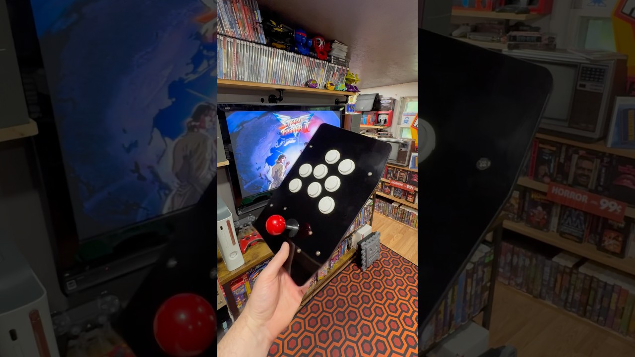 Setting up this DIY arcade fight stick from TEMU