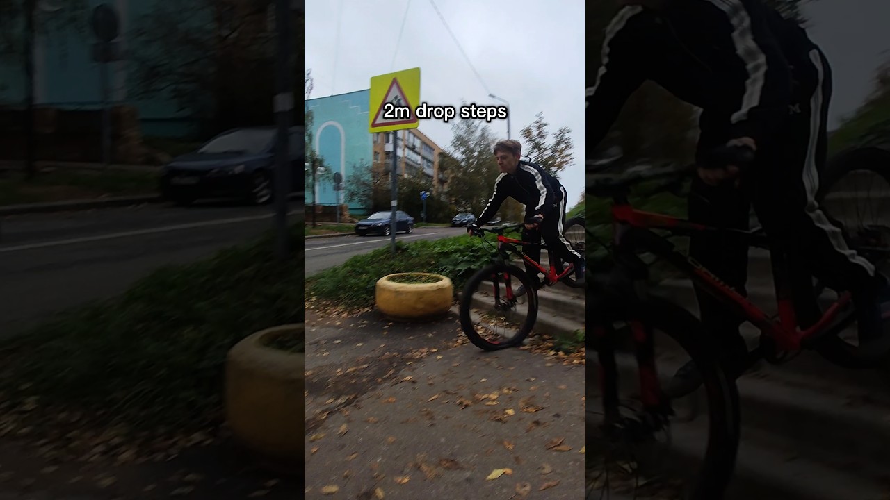 Even steps #mtb #клин #freeride #мтб #bikelife #downhill #klin #mtblife #drop #steps