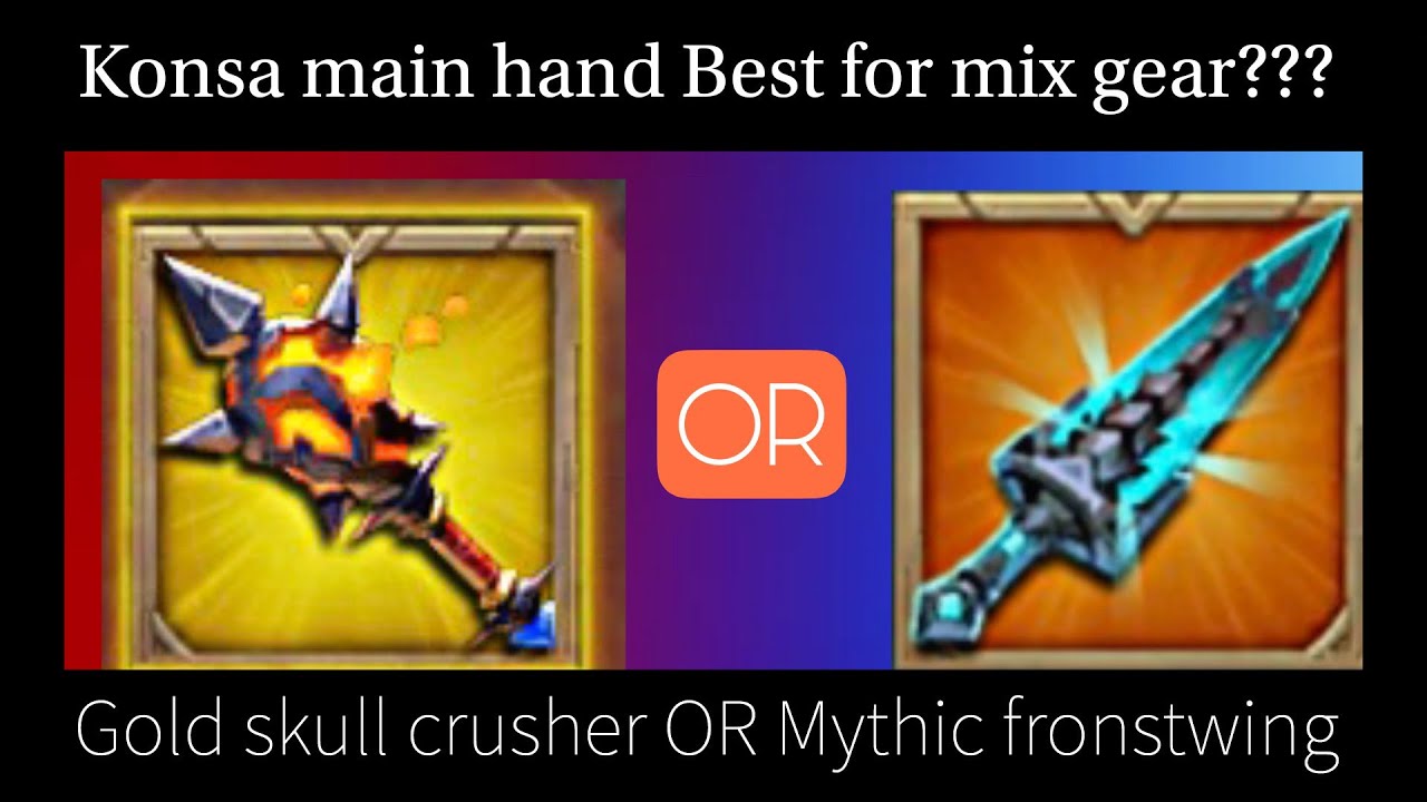 Lordsmobile: Best Gear selection F2P MAIN HAND, Video 2