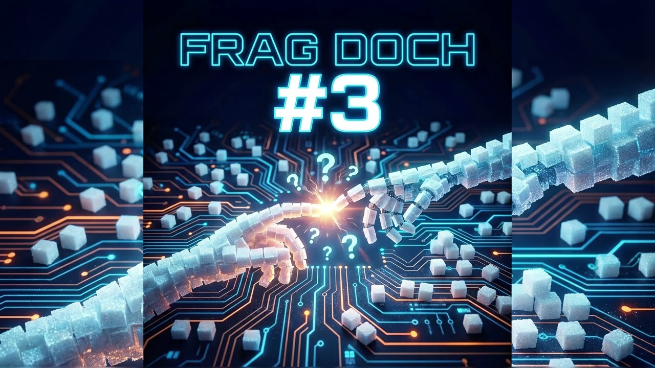Warum Würfelzucker ohne Kleber hält? Frag doch die KI 