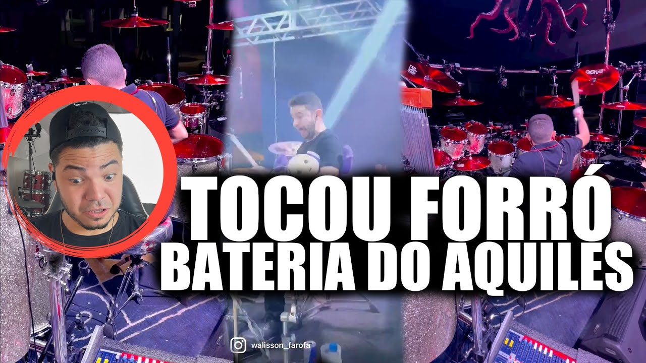 💥 FAROFA BATERA TOCANDO NA BATERIA DO AQUILES PRIESTER 💥