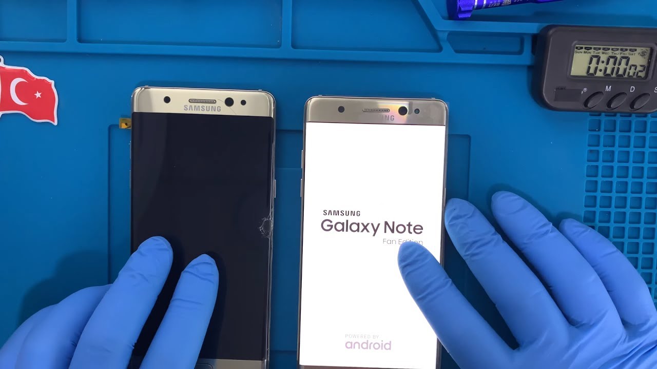 замена экрана Samsung N935 Galaxy Note Fan Edition 🇷🇺