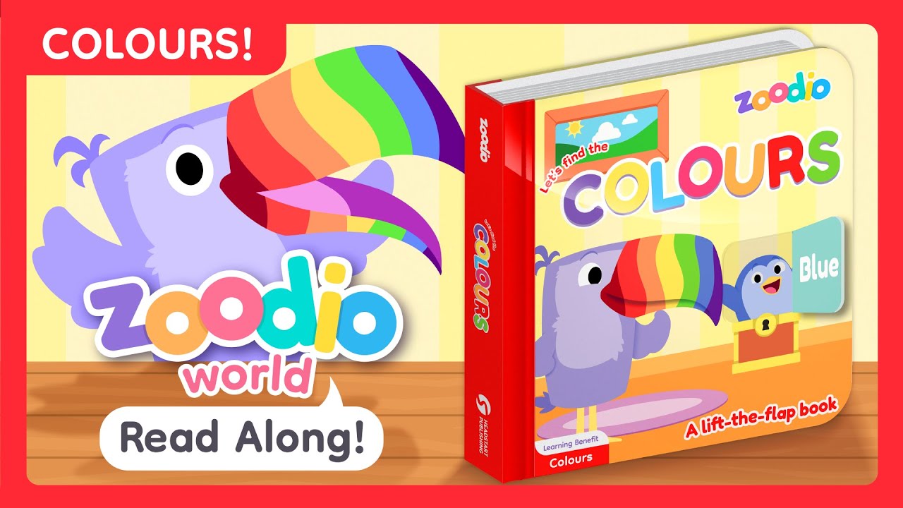 Read Along Let's Find the Colours | Colours, Hide and Seek, and Reading Activities for Kids