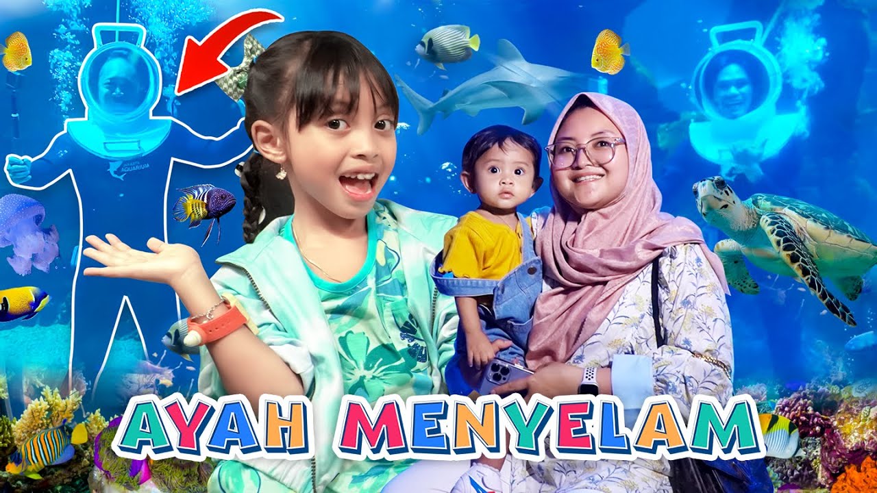 LEIKA KASIH MAKAN PINGUIN BARENG TOMPEL DI JAKARTA AQUARIUM | SERU BANGET BELAJAR HEWAN LAUT