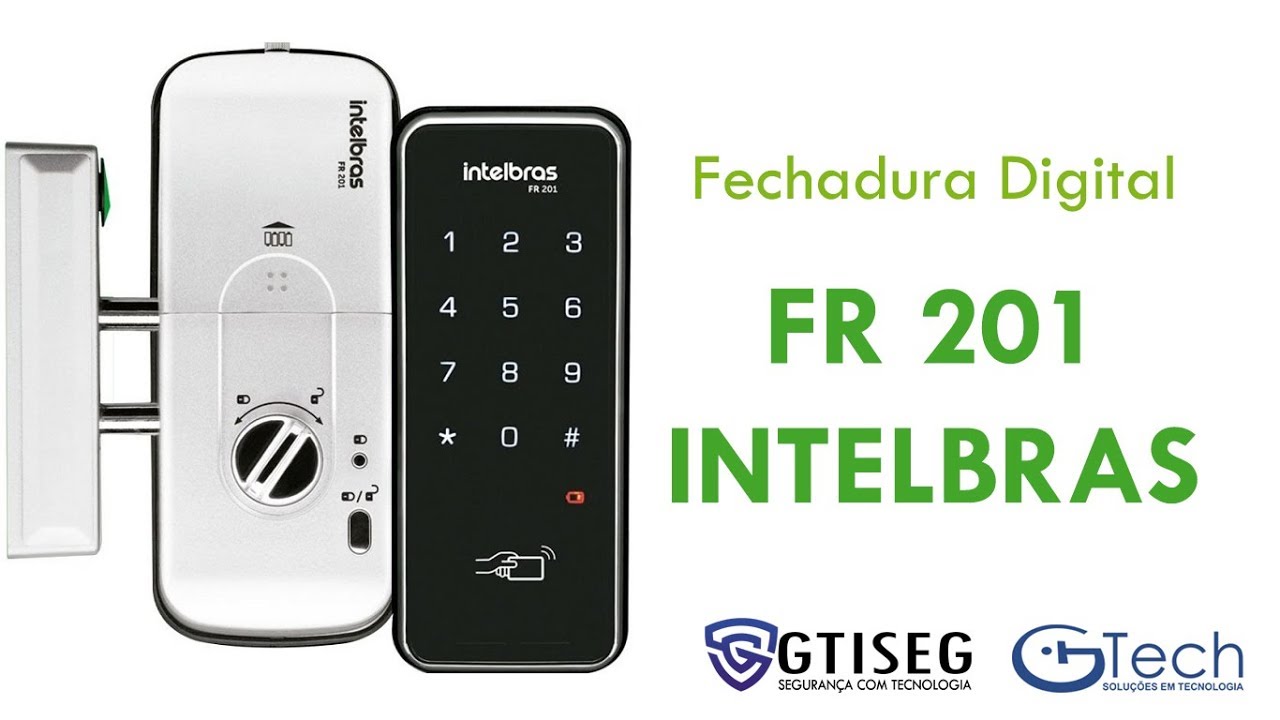 Controle de Acesso | Fechadura Digital FR 201 Intelbras