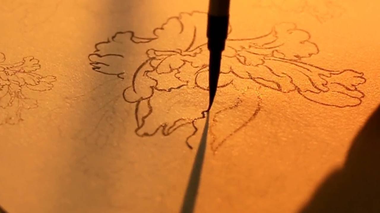 Exploring the Art of Stillness and Movement with Ink #drawing#immersivedrawing#linedrawing#handdrawi