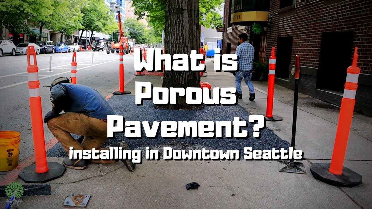 What is Permeable Pavement? Installing Porous Pave in Downtown Seattle