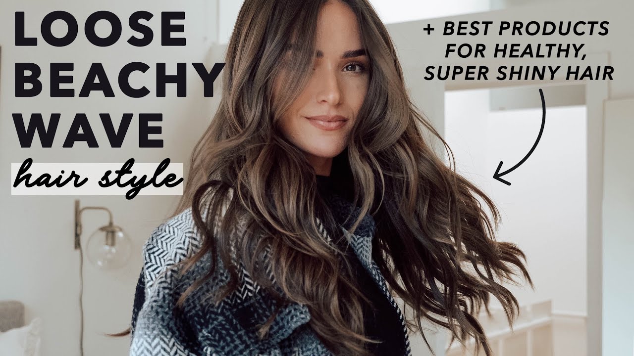 Professional hair stylist shows me how to create my dream LOOSE WAVE HAIR STYLE
