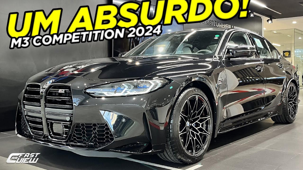 NOVA BMW M3 COMPETITION 2024 EM CONFIGURAÇÃO INCRÍVEL MOSTRA-SE MELHOR QUE AUDI RS3 E MERCEDES C63?