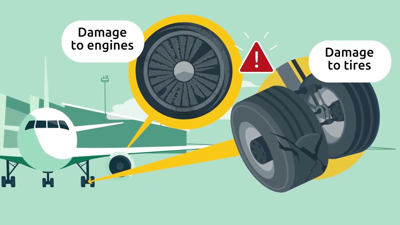 FOD prevention at Brussels Airport   EN   HR