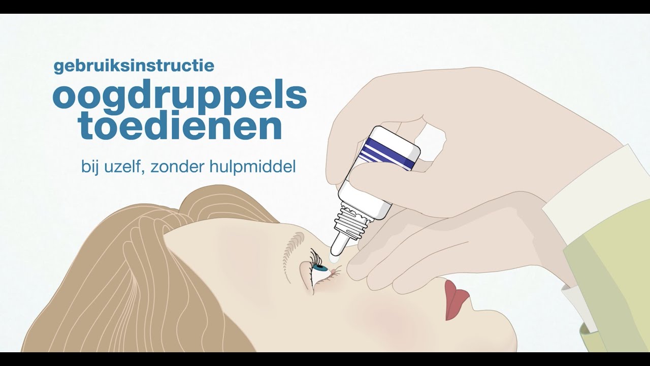 Oogdruppels bij uzelf