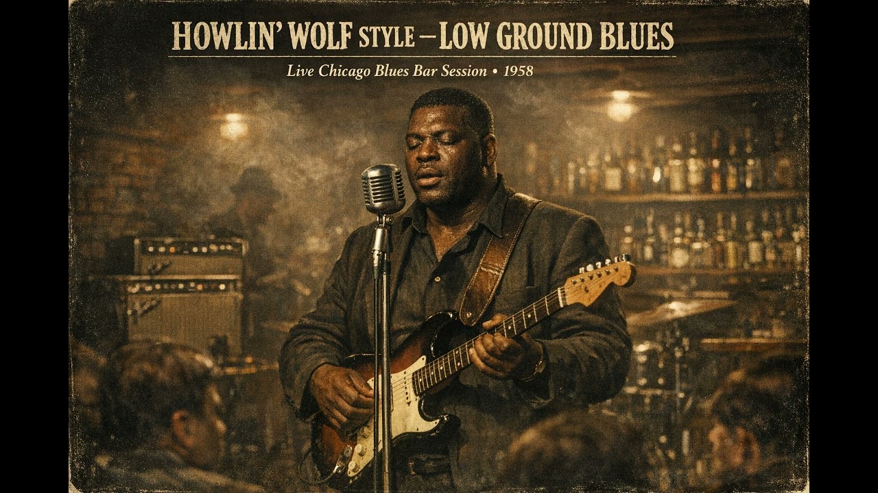 Howlin’ Wolf Style – Low Ground Blues 1958  Liv