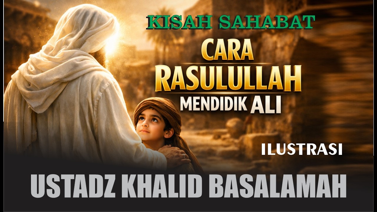 Kisah Sahabat Cara Rasulullah Mendidik Ali bin Abi Thalib Sejak Kecil || Ustadz Khalid Basalamah