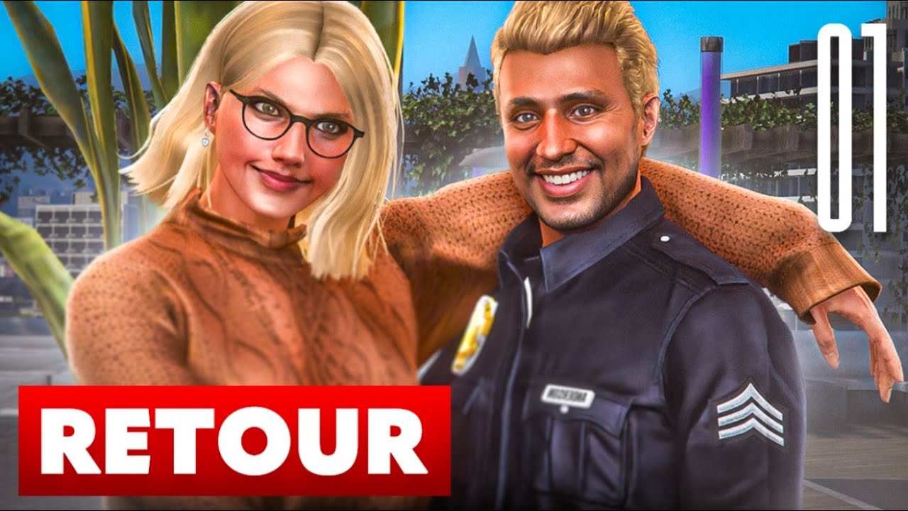 ⭐ BRYAN PÈRE DE FAMILLE ET SERGENT AU LSPD 👮 RETOUR DE 54 #GTARP - 01