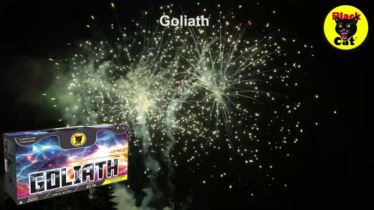 Goliath Compound Firework - Black Cat Fireworks