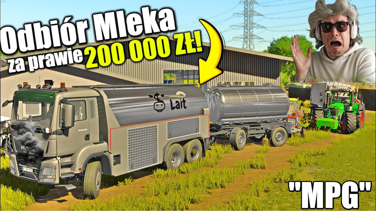 🔥Nowy Pracownik Mleczarni🤣Zdemolował Mi Gospodarstwo😱Podczas Odbioru Mleka!?😨 #MPG