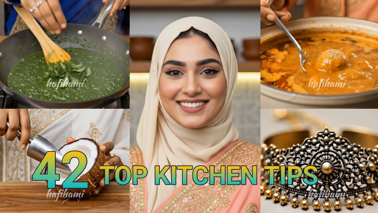 42 Top Kitchen Tips You Must Try Today |Cleaning Hacks Tamil @Hafihami5  #cookingtips #tips #kitchen