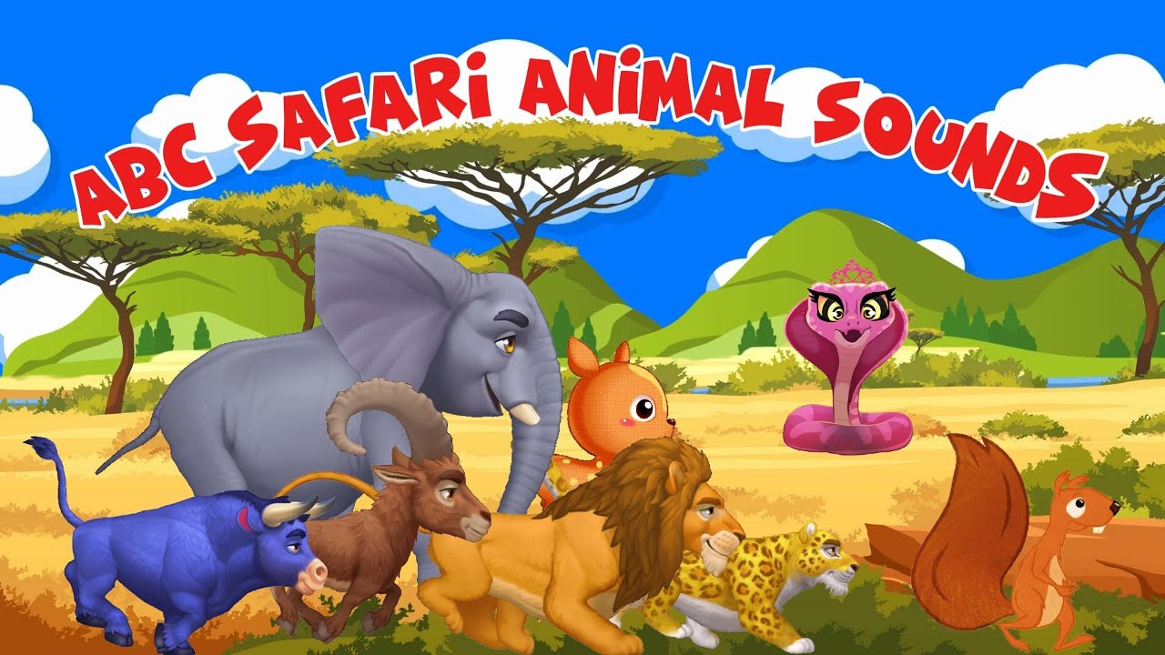 ABC Safari: Звуки животных | Детское образовательное телевидение | Детские стишки
