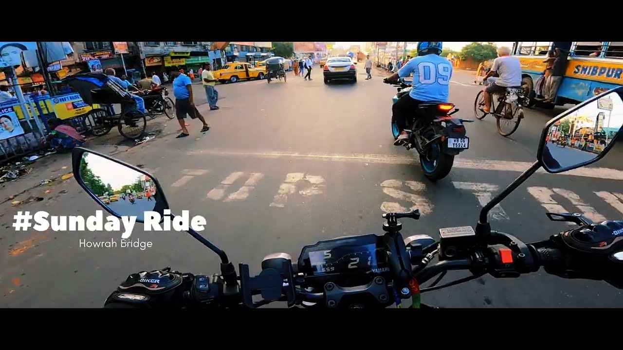 Sunday Ride | Howrah Bridge  #sundayride  #cinematic #cinematicvideo  #shorts