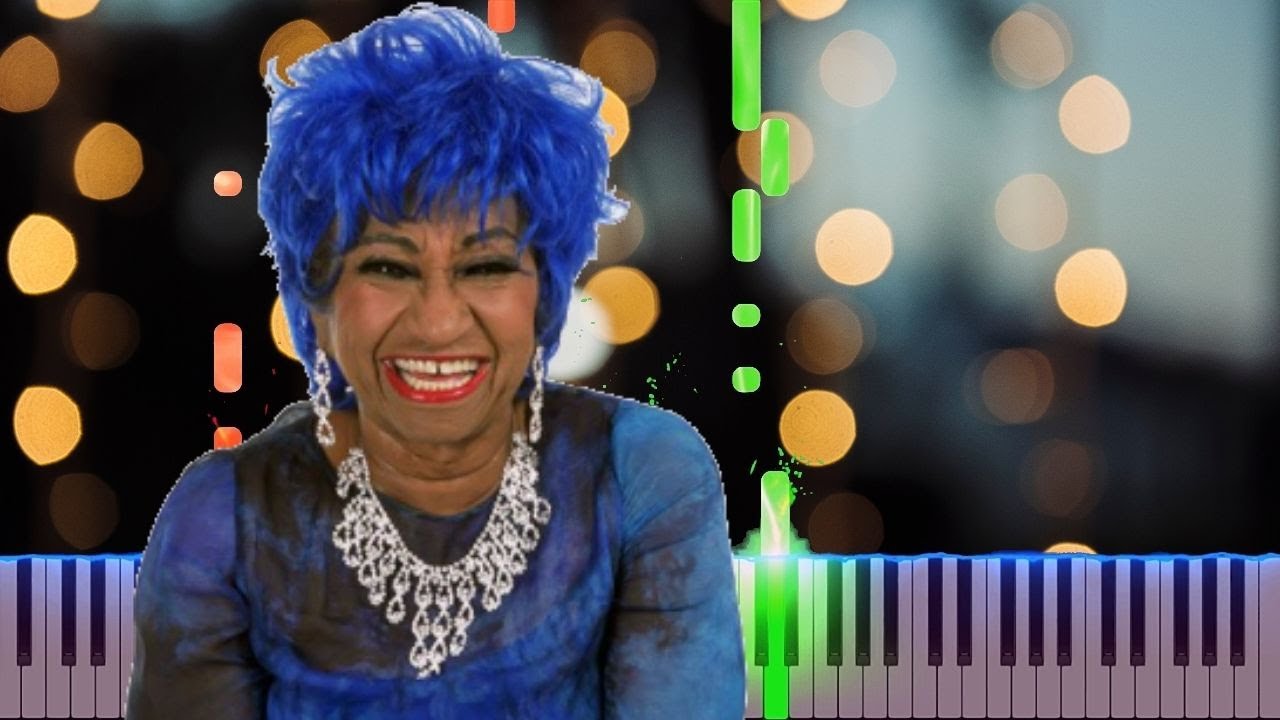 Celia Cruz La Negra Tiene Tumbao Piano Cover Midi tutorial Sheet app  Karaoke