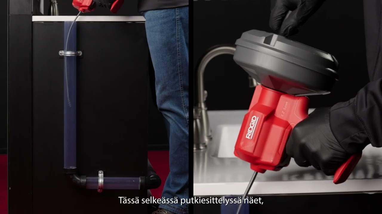 Инструкции по использованию устройства для открывания сливов RIDGID EZ Spin™