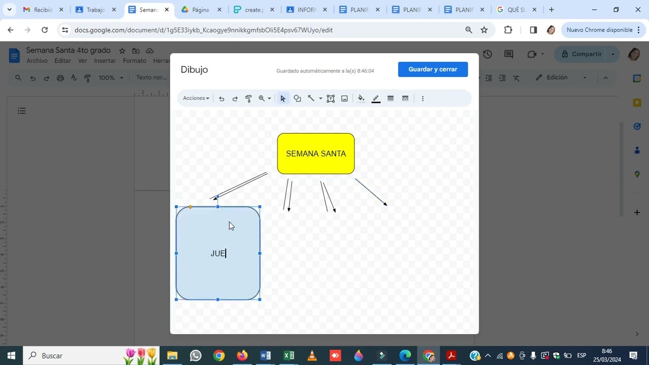 Documentos y dibujos de google - Semana santa